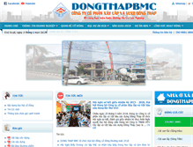 Tablet Screenshot of dongthapbmc.vn